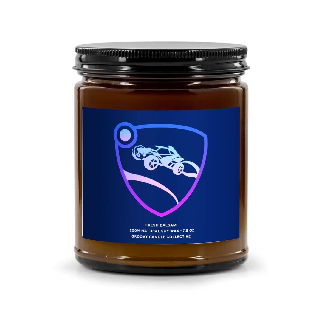 Rocket League Candle Video Game Candle Gaming Decor Gaming Set up Decor Rocket League Soccer