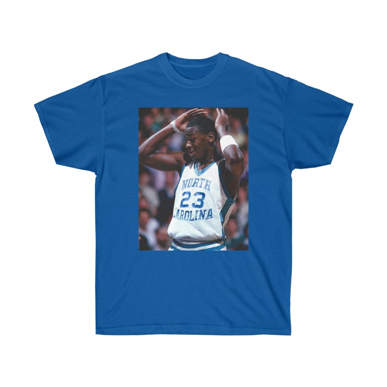 Michael Jordan North Carolina Drip Camiseta de algodón ultra unisex