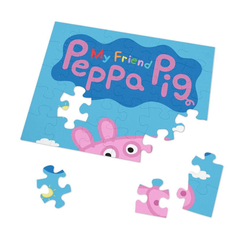 Peppa Pig Jigsaw Puzzle 30-piece Puzzle for Kids - Etsy