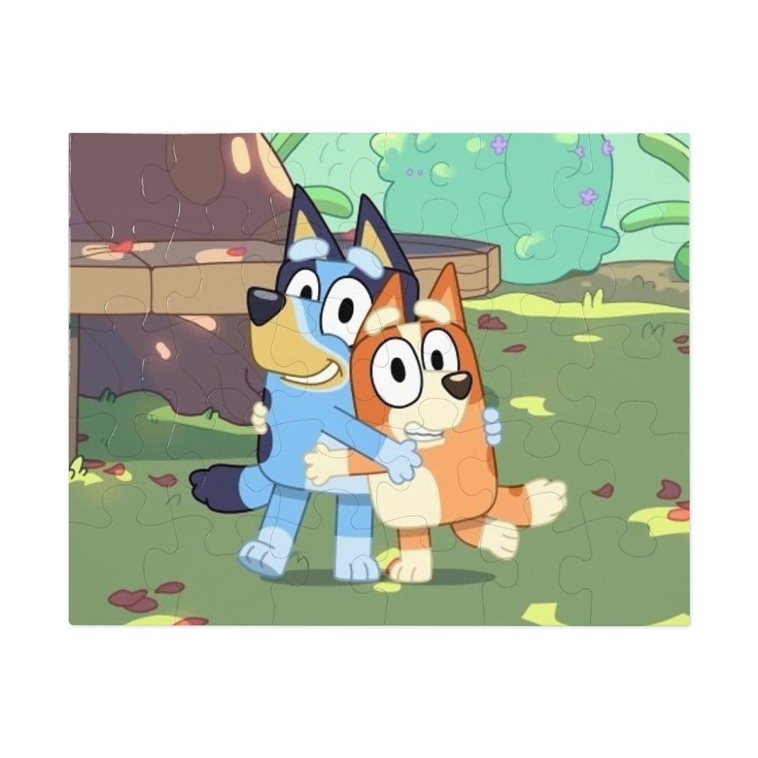Bluey Jigsaw Puzzle 30piece Puzzle for Kids Etsy