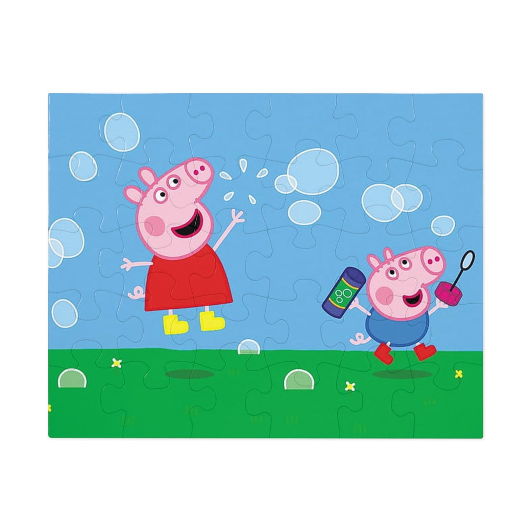 Peppa Pig Jigsaw Puzzle 30piece Puzzle for Kids Etsy