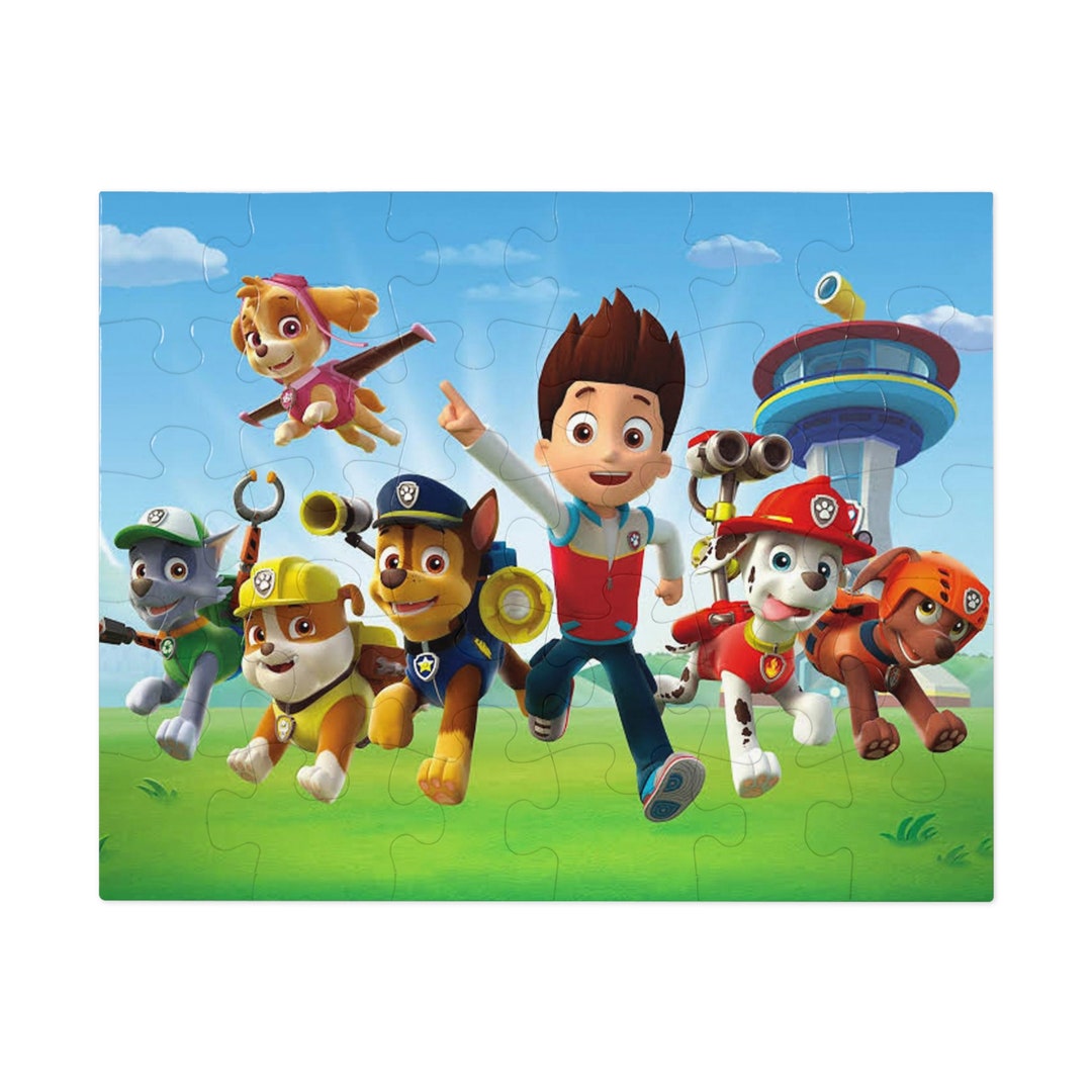 Paw Patrol Jigsaw Puzzle 30-piece Puzzle for Kids - Etsy