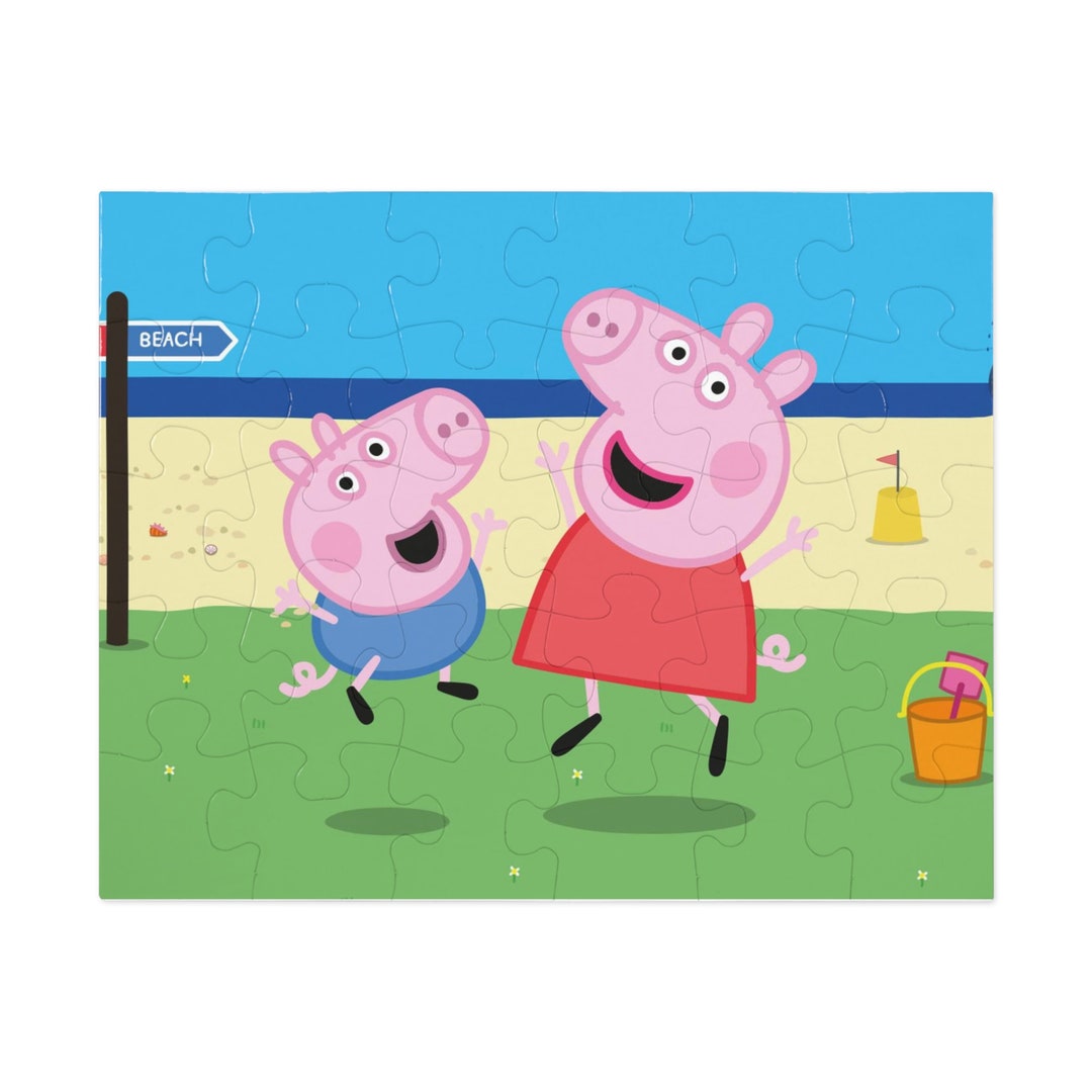 Peppa Pig Jigsaw Puzzle 30piece Puzzle for Kids Etsy