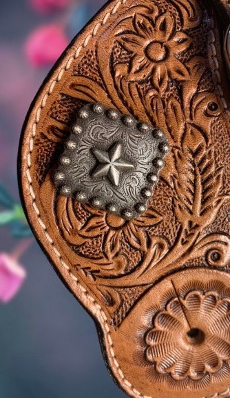Shiloh Stables And Tack: Showman ® Ladies Turquoise Stone Spur Straps