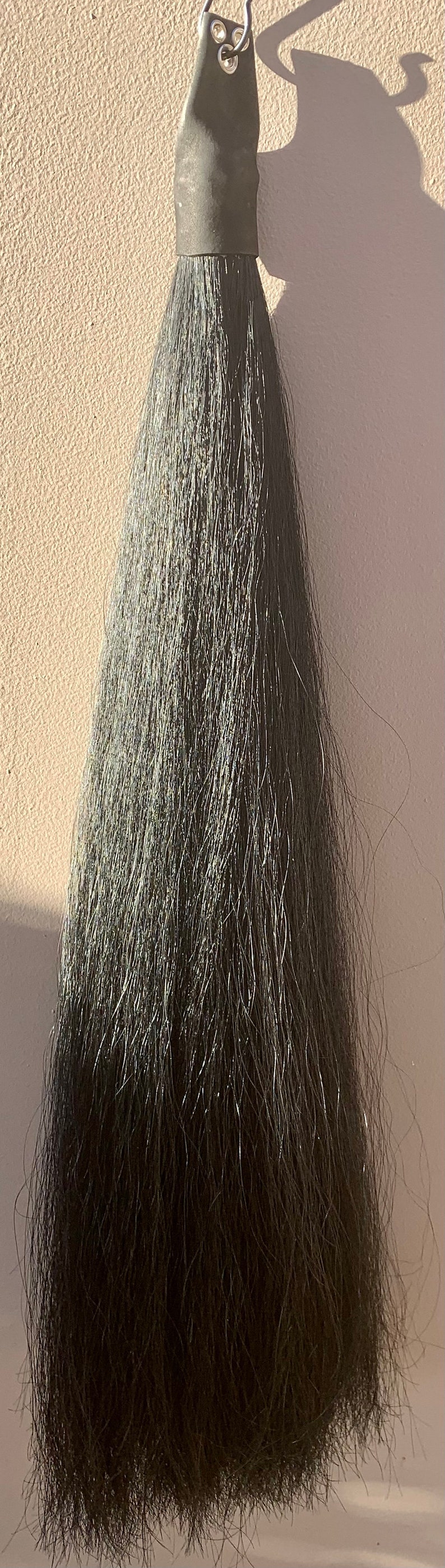 Jet Black Horse Tail Extension 36 1.5 Lb Weight Setup - Etsy