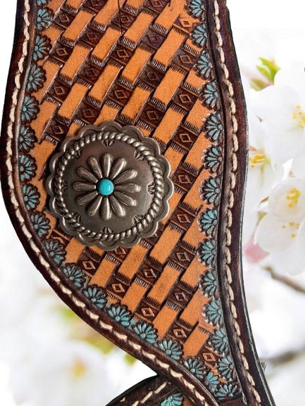 New! Ladies Beaded Arrow Spur Straps main image 0