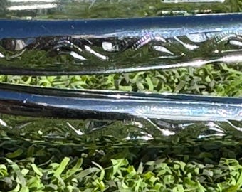 1" Silber gravierte Prince of Wales Sporen Englisch