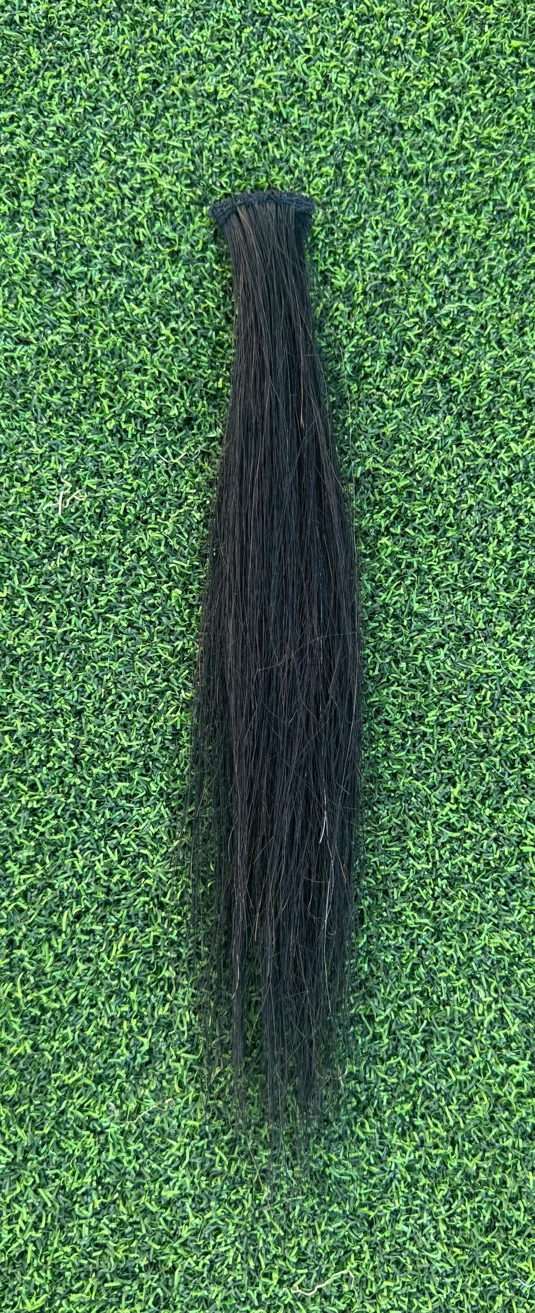 Clip in Natural Black Forelock Extensions - Etsy