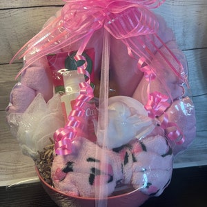 Regalo del Día de la Madre/Regalo para mamá/Regalos para todas las ocasiones: cesta de almohadas de regalo de spa con tarjeta gratuita para el Día de la Madre