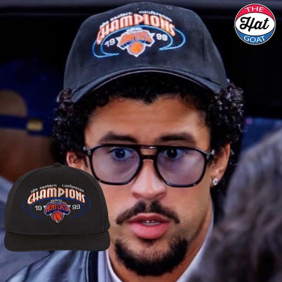 Black New York Knicks Snapback Eastern Conference Champions 1999