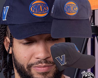 Navy Blue Knicks Jalen Brunson Villanova Dad Cap Hat READ DESCRIPTION!!!