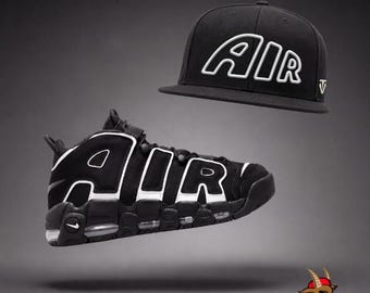 Black AIR Snapback Hat For More Uptempo Pippen READ DESCRIPTION!!!
