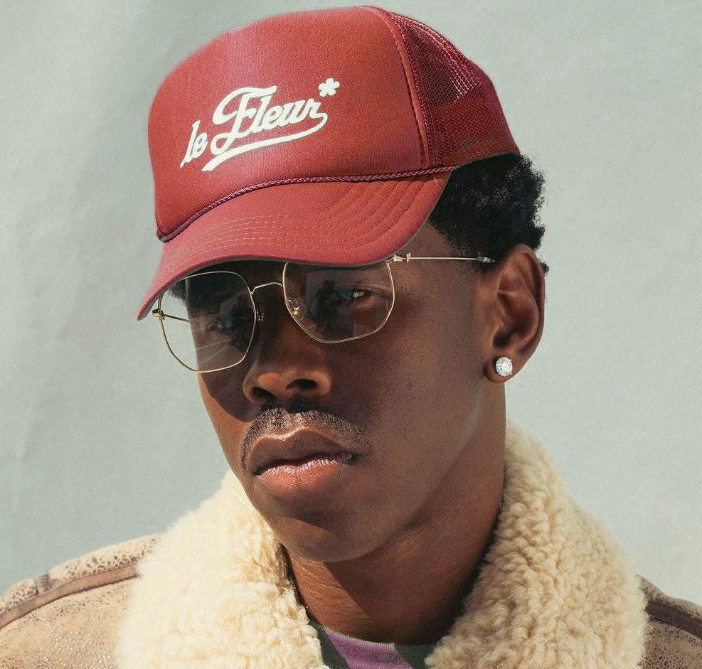 Red Tyler Le Fluer Trucker Hat Stop Playing With Me READ