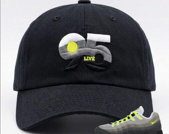 Black 95 Dad Cap For Neon Airmax 95
