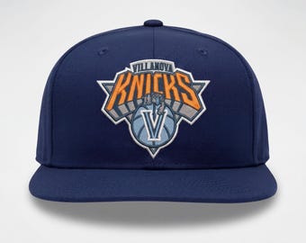 NAVY Villanova Knicks Snapback Hat Playoffs READ DESCRIPTION!!!