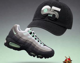 Black 95 Dad Cap Hat For Air Max Mint READ DESCRIPTION!!!