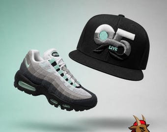 Black 95 Snapback Hat For Air Max Mint READ DESCRIPTION!!!
