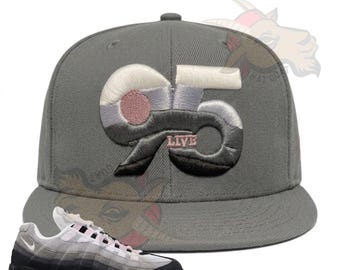 Dark Grey 95 Snapback Hat For Pink Foam Air Max READ DESCRIPTION!!!