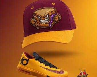 Mad Sandwich Snapback Hat For KD 6 Peanut Butter & Jelly READ DESCRIPTION!!!