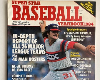 Super Star Baseball Magazine Yearbook 1984