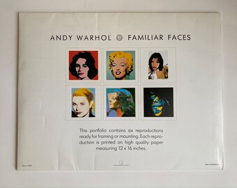 アンディ ウォホールFamiliar Faces 5枚セット 3フレーム付き 節約