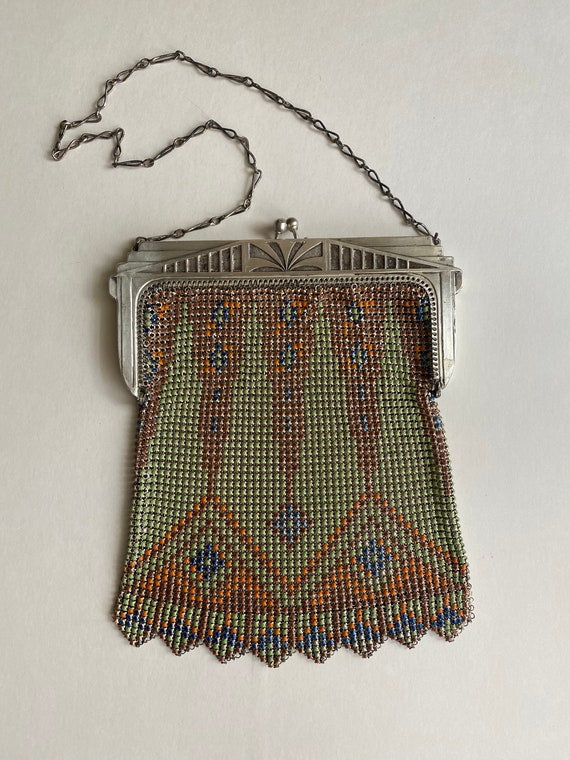 Antique Whiting Davis Art Deco Mesh Purse