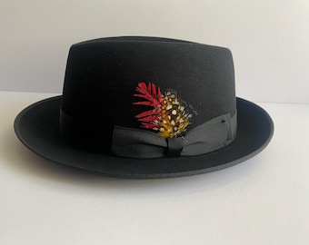 Brixton Victoria Wool Felt Fedora‎ Black Hat NWT Brixton Victoria Wool Felt Fedora Black Hat NWT - Etsy main image 2