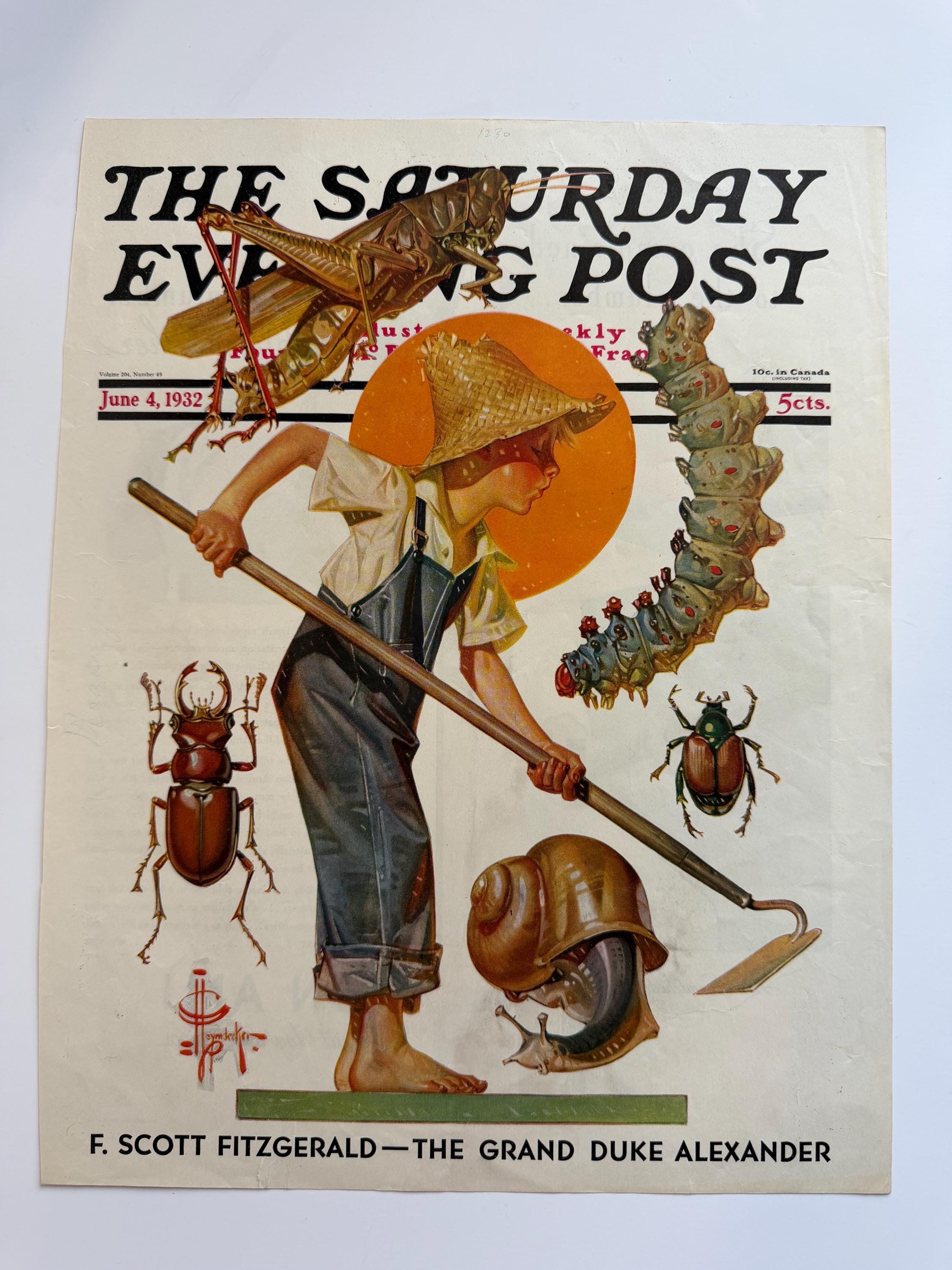 Saturday Evening Post 1932 Magazine - Etsy