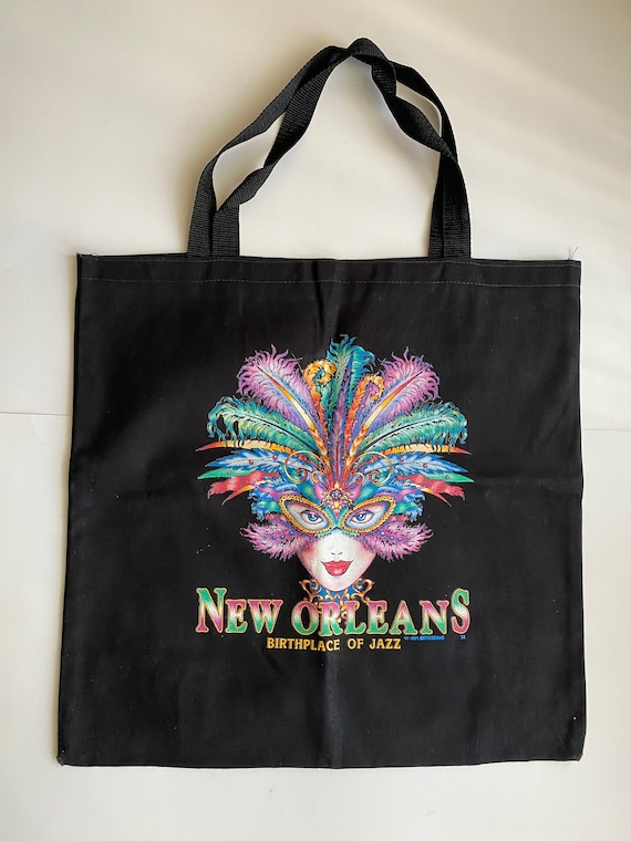 Vintage Mardi Gras New Orleans Tote