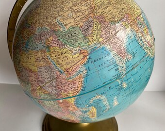 Vintage Cram's Scope-o-sphere 12 Inch World Globe George F. Cram