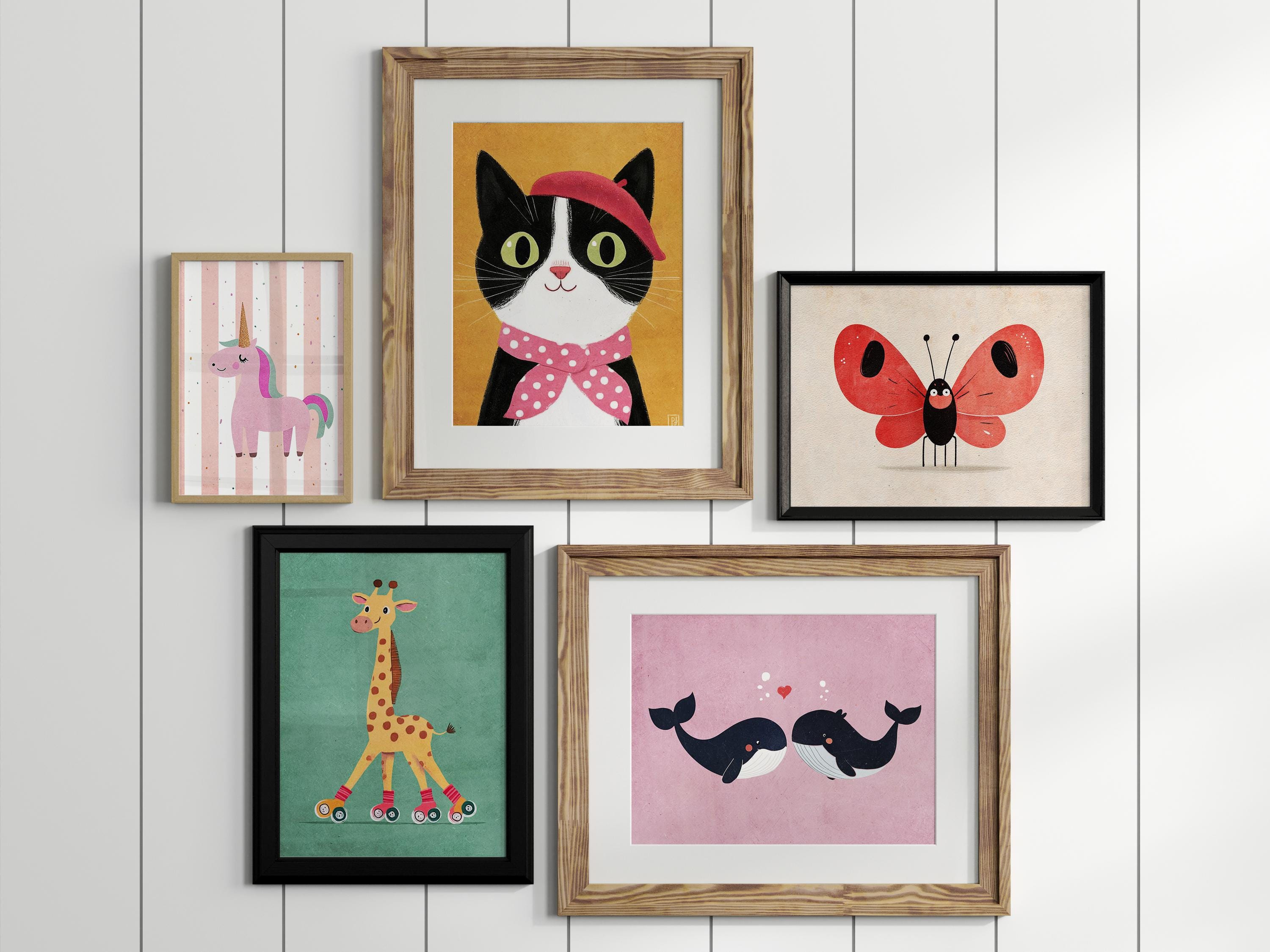120+ Kids Room Prints | Wall Art Set | Nursery Wall Art | Playroom ...