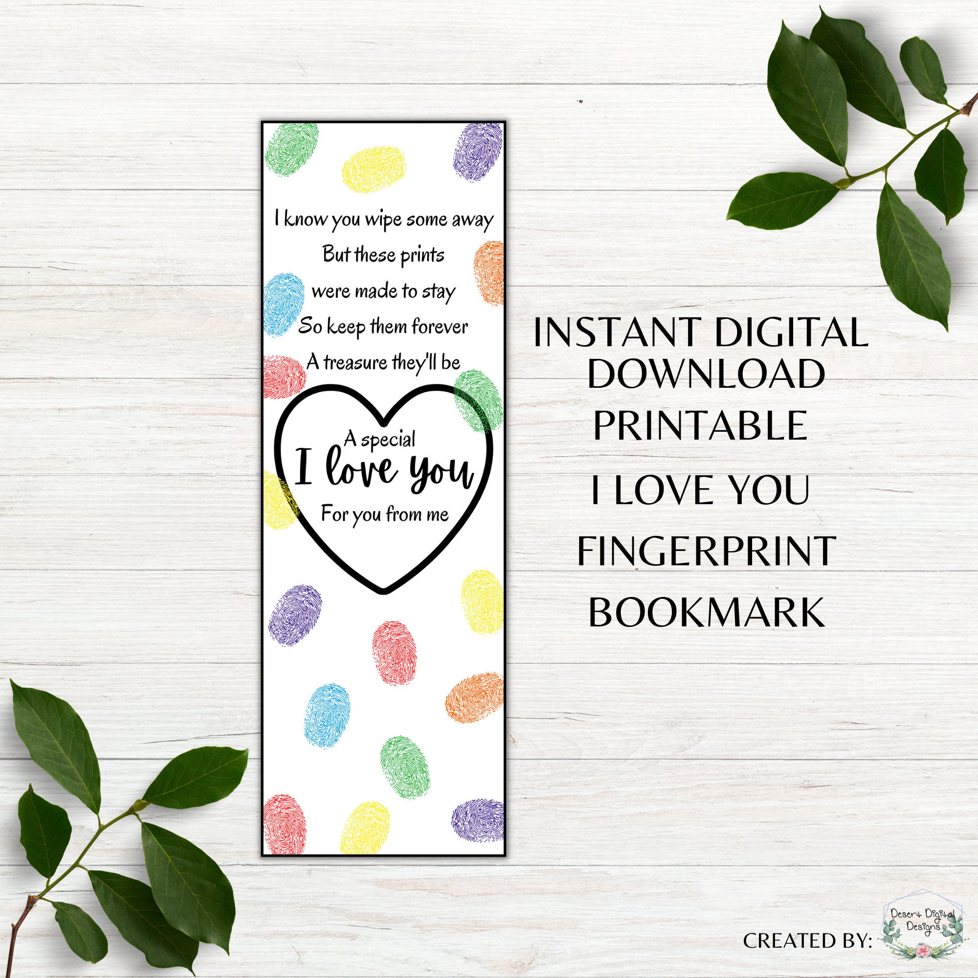 Bookmark - I Love you I Know - Bookmark Bookmark - I Love you I Know - Bookmark