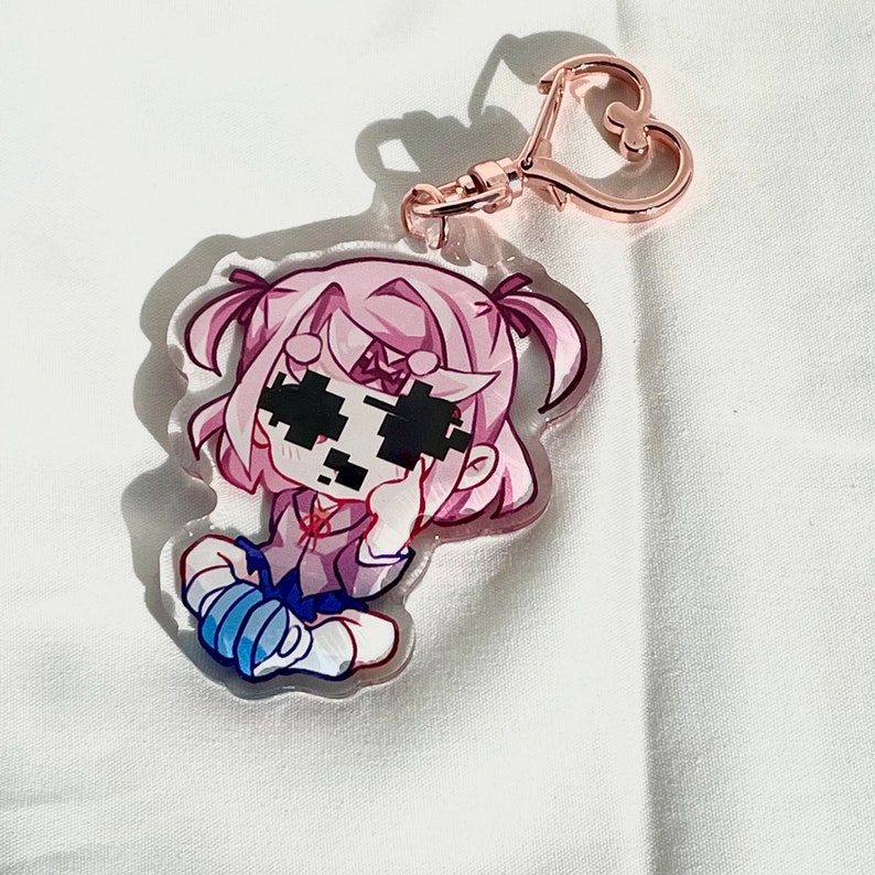 Double-sided Natsuki Keychain [doki Doki Literature Club] - Etsy UK