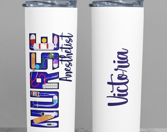 Nurse Anesthetist Tumbler, anesthesiologist tumbler, anesthesia nurse tumbler, anesthesiologist, Anesthesia nurse gifts, Aesthetics
