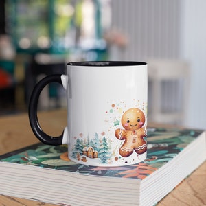 Christmas Gingerbread Mug, Gingerbread , Christmas kids mugs, Winter Mug, Christmas Mug, Ceramic Mug, Shatterproof Enamel Mug
