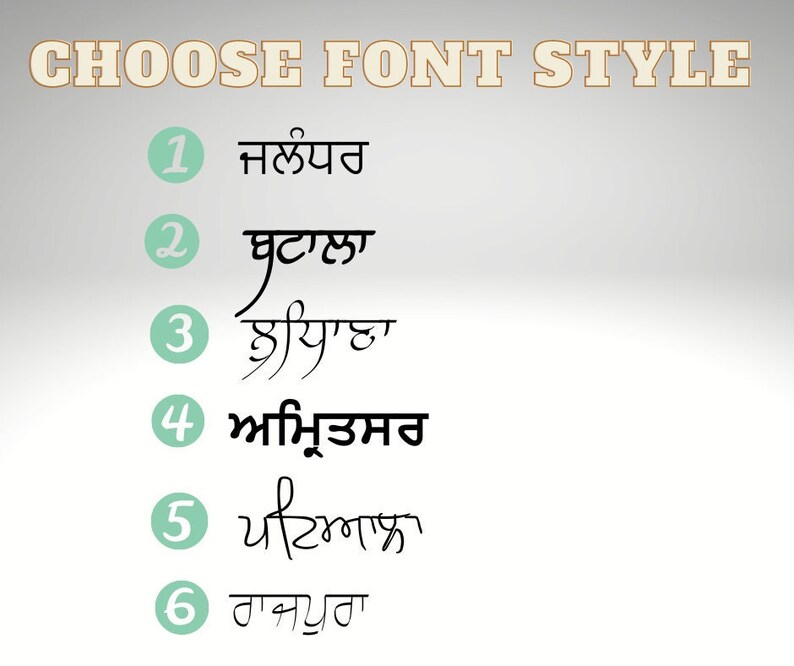 Personalized Name With Picture Punjabi Name Mug, Baby Girl Punjabi Name