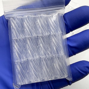 Puntas de filtro de vidrio tallado de borosilicato, reutilizables, con estuche (12 x 20 mm)