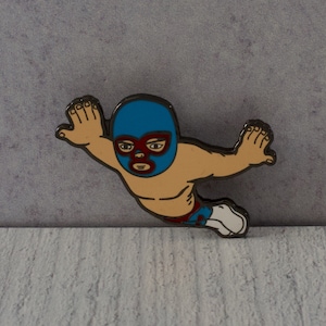 Nacho Libre Luchador Enamel Pin | Hand Drawn | Custom Design | Nacho Libre Movie | The Pinchey