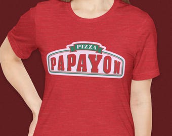 Camiseta Papayon: Divertida parodia de pizza hispana - Bella Canvas Tee