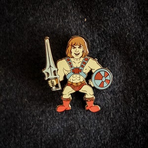 He-Man Enamel Pin | Hand Drawn | Custom Design | Masters of the Universe | The Pinchey