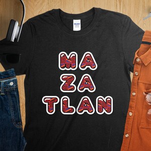 Mazatlan Ma-za-tlan Mexico T-Shirt | Trendy Souvenir Tee for Men and Women |  Unisex Gildan Softstyle