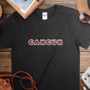 Cancun Mexico T-Shirt | Trendy Souvenir Tee for Men and Women |  Unisex Gildan Softstyle