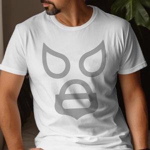 El Santo Mexican Wrestler Mask TShirt | Lucha Libre Graphic Tee | Mexican themed Gifts and Artesanias Mexicanas