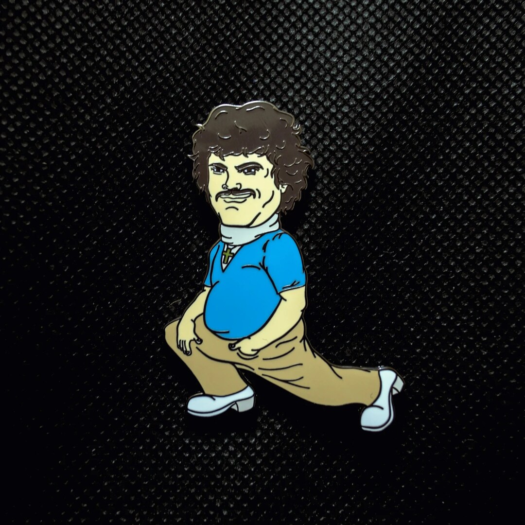 Nacho Libre Stretchy Pants Enamel Pin | Hand Drawn | Custom Design