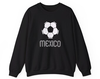 Felpa vintage da calcio messicana: pullover retrò da tifoso del calcio