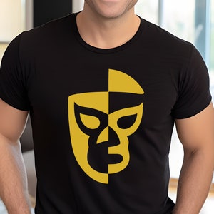 Pierroth Jr Mexican Wrestler Mask TShirt | Lucha Libre Graphic Tee | Mexican themed Gifts and Artesanias Mexicanas