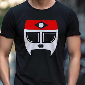 Octagon Mexican Wrestler Mask TShirt | Lucha Libre Graphic Tee | Mexican themed Gifts and Artesanias Mexicanas