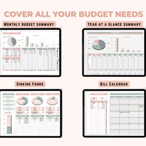 Budget Planner, Budget Template, Budget Spreadsheet, Budget Tracker ...