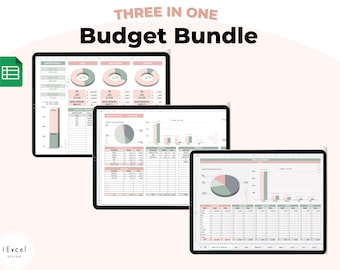 Budget Planner Bundle: Google Sheets Financial Tracker (Digital Download)