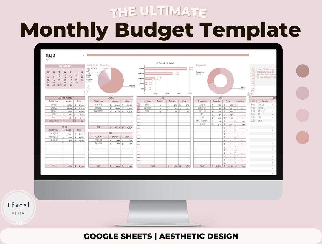 Monthly Budget Template Google Sheets Budget Spreadsheet Expense Monthly Budget Template Google Sheets Budget Spreadsheet Expense